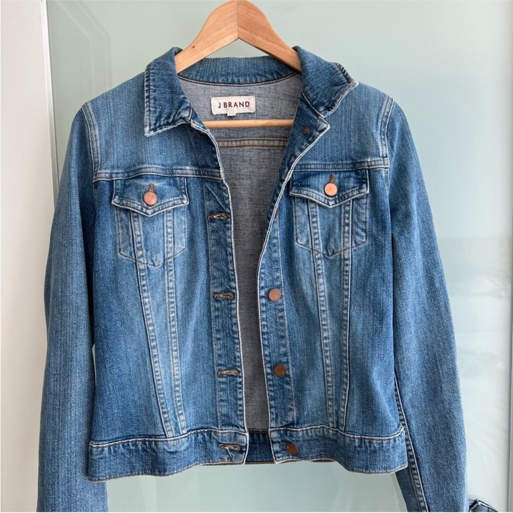 J Brand Classic Blue Denim Jean Jacket
